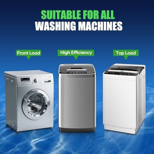 Washing Machine Cleaner Tablets – Washer Machine Cleaner Tablets for HE Front…