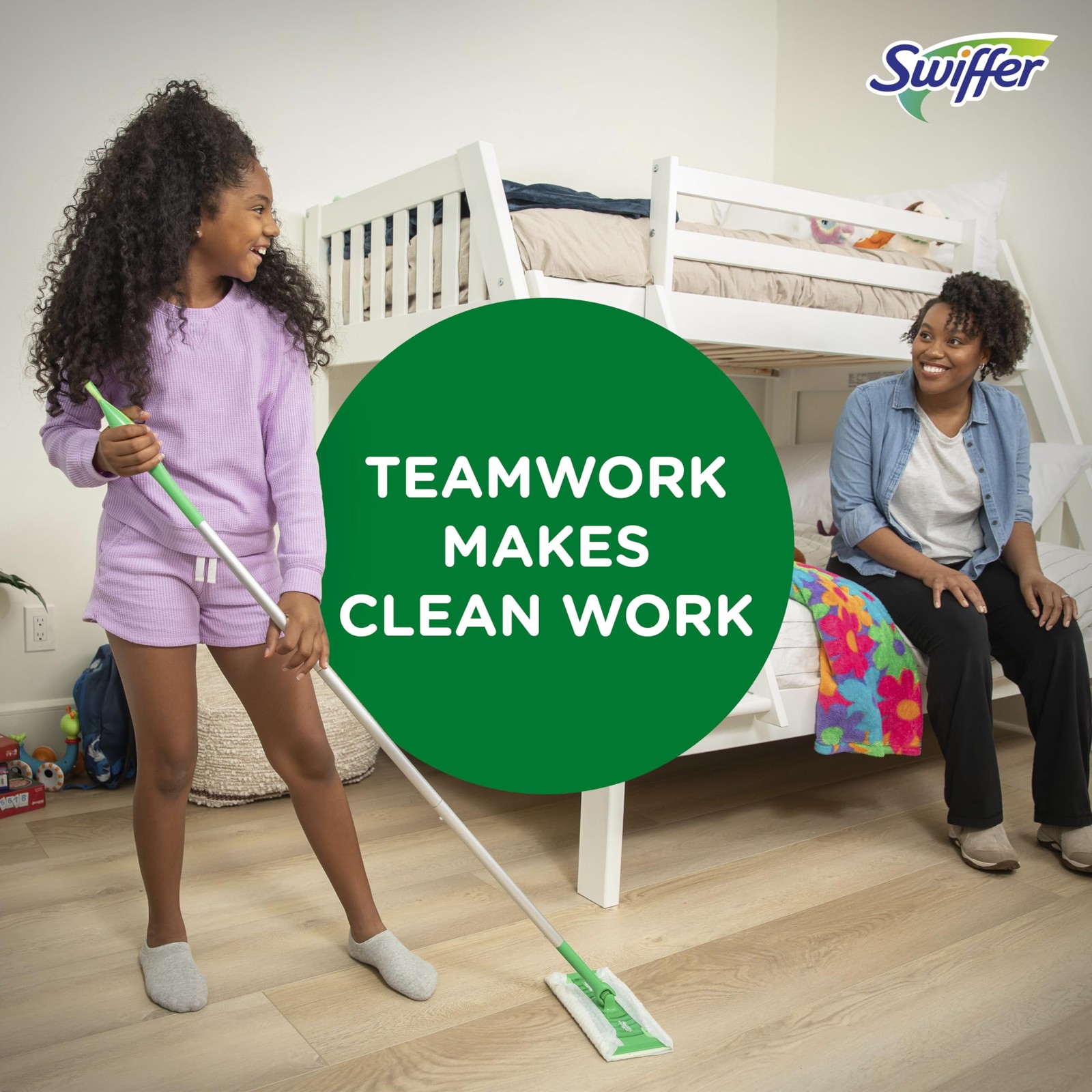 Swiffer Sweep + Mop, Dry Pads Refill, Floor 52 Count (Pack of 1), Multicolor