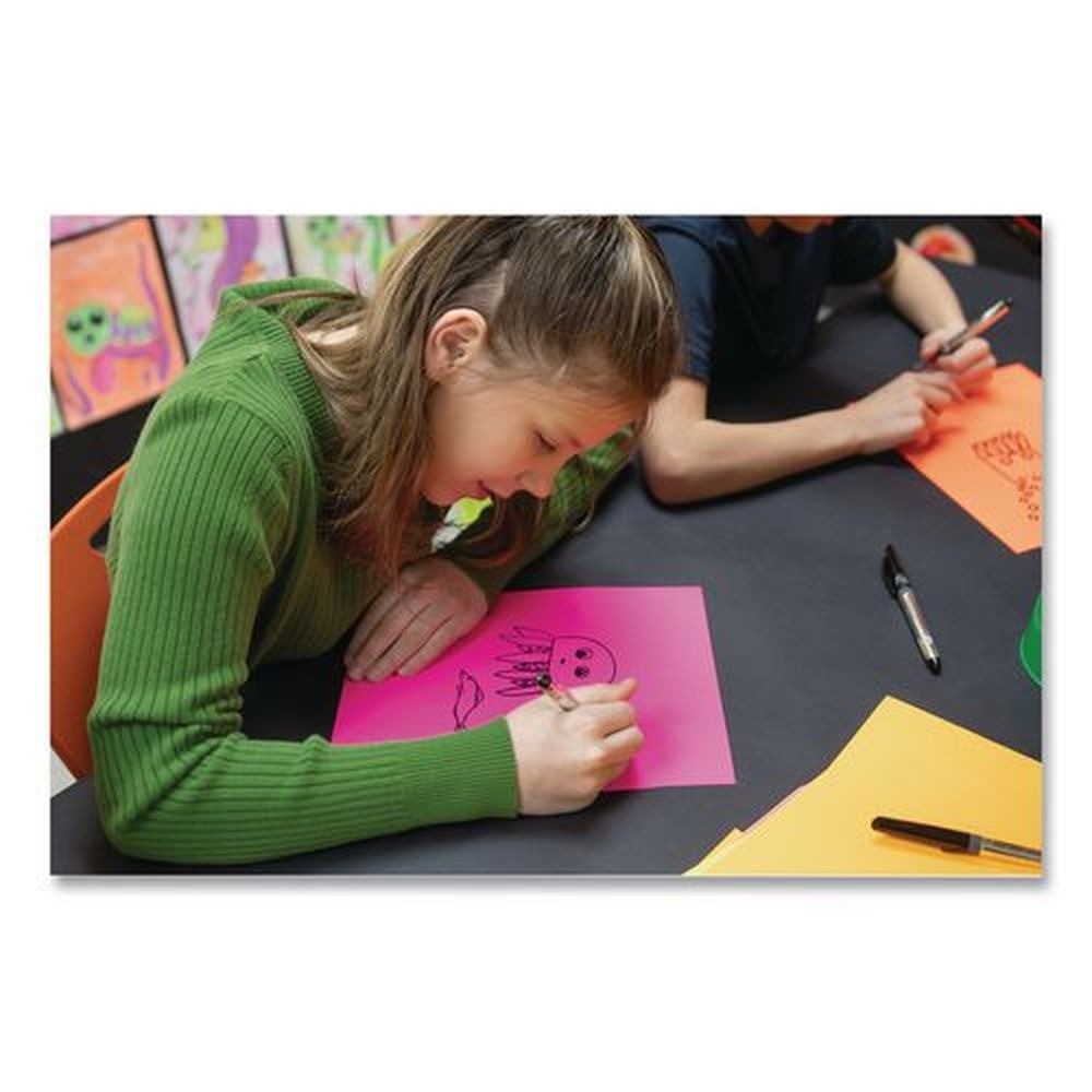 Pacon 104331 Array Colored Bond Paper – Assorted Neon Colors (100/Pack) New