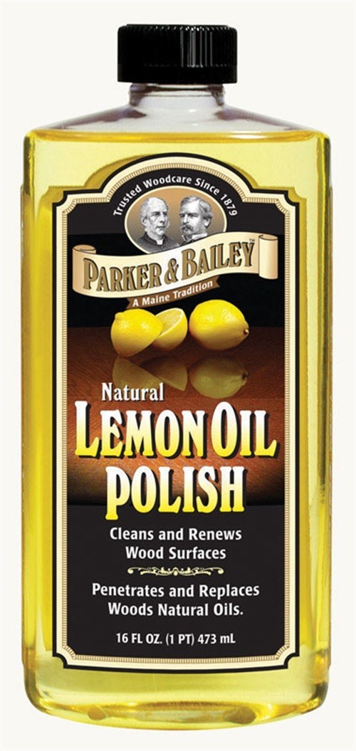 Parker & Bailey 510664 Natural Lemon Scent Oil Polish 16 oz. (Pack of 6)