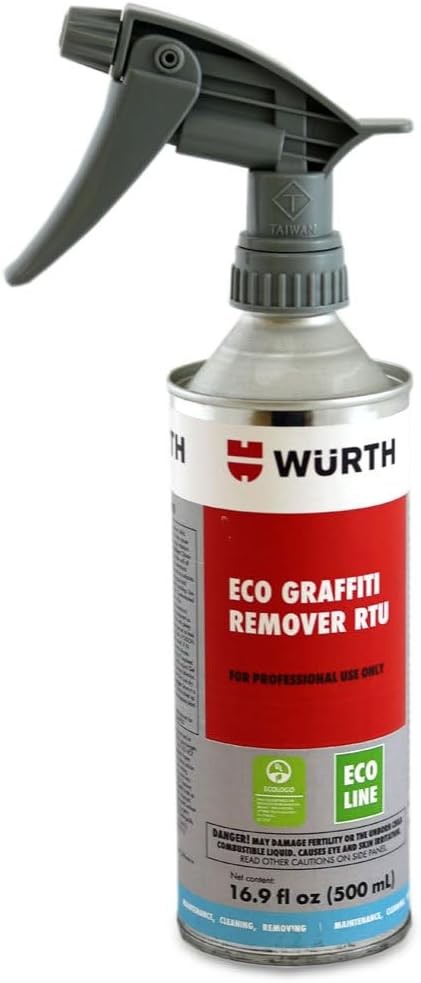 Wurth ECO Graffiti Remover 16.9 fl oz Ready-to-Use Bottle Biodegradable, VOC