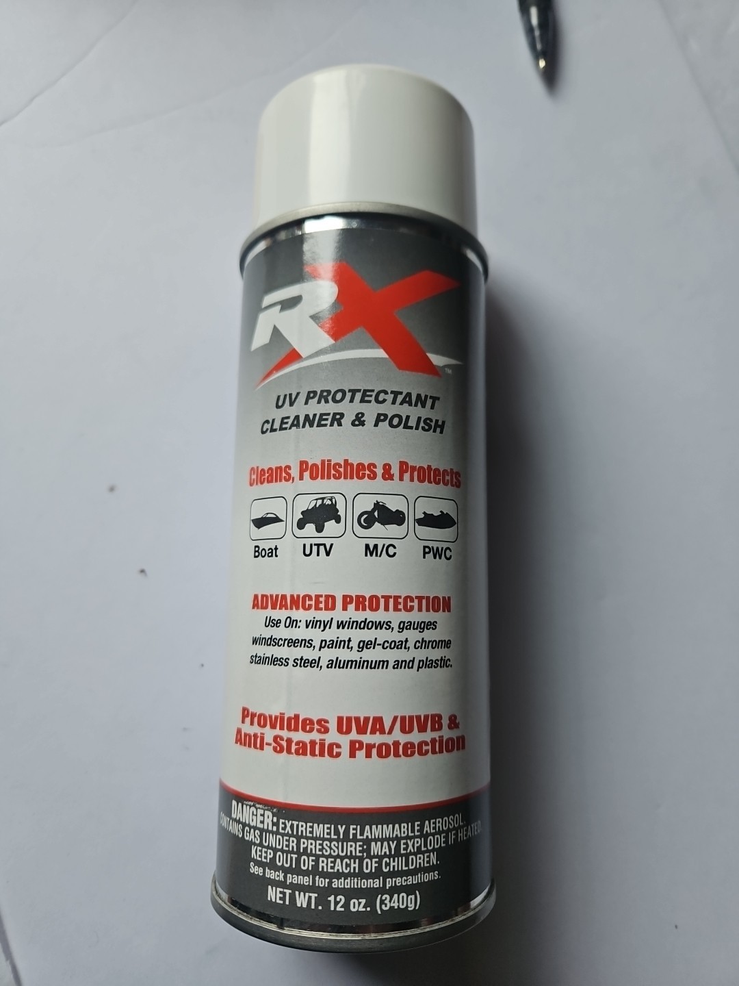 Genuine HARDLINE Products 12oz RX UV PROTECTANT CLEANER & POLISH NOS OEM R2S4
