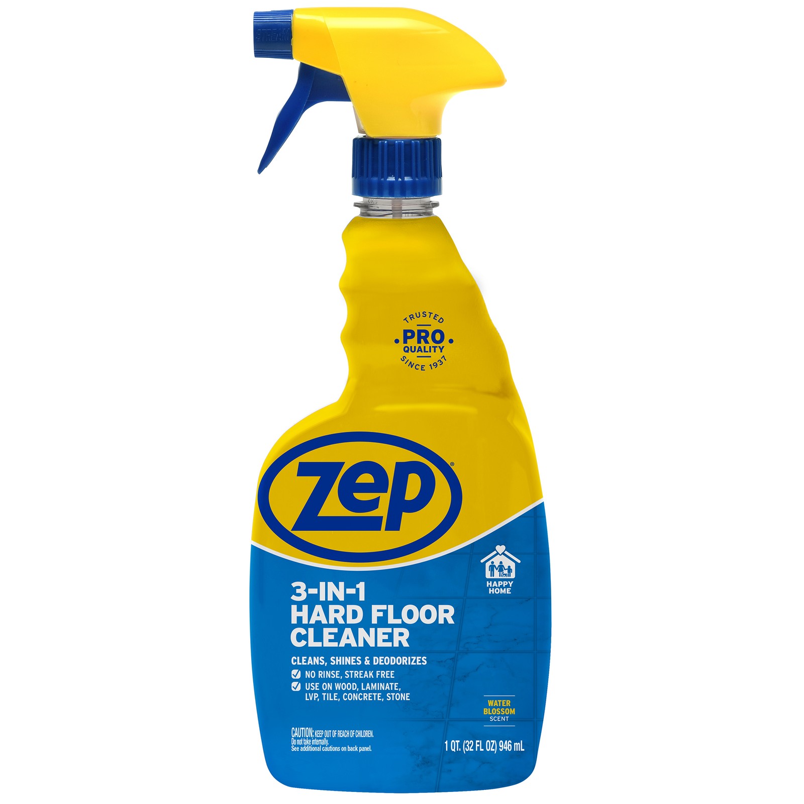 Zep 3-in-1 Hard Floor Cleaner, 32 oz