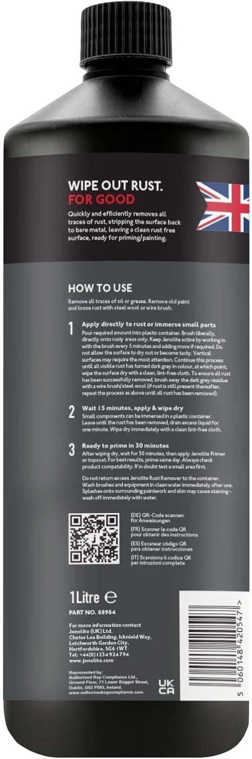 Industrial Strength Rust Remover Liquid – 1kg