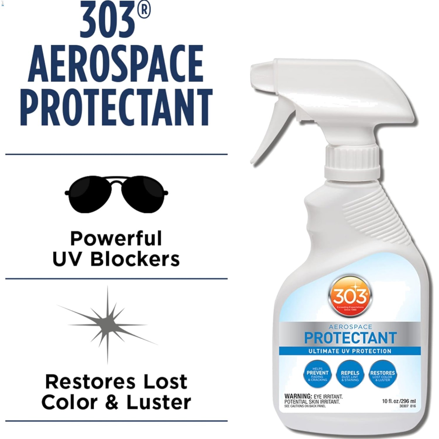 303 Aerospace Protectant Spray 10 Fl. Oz. – Ultimate UV Protection & Dust Rep…