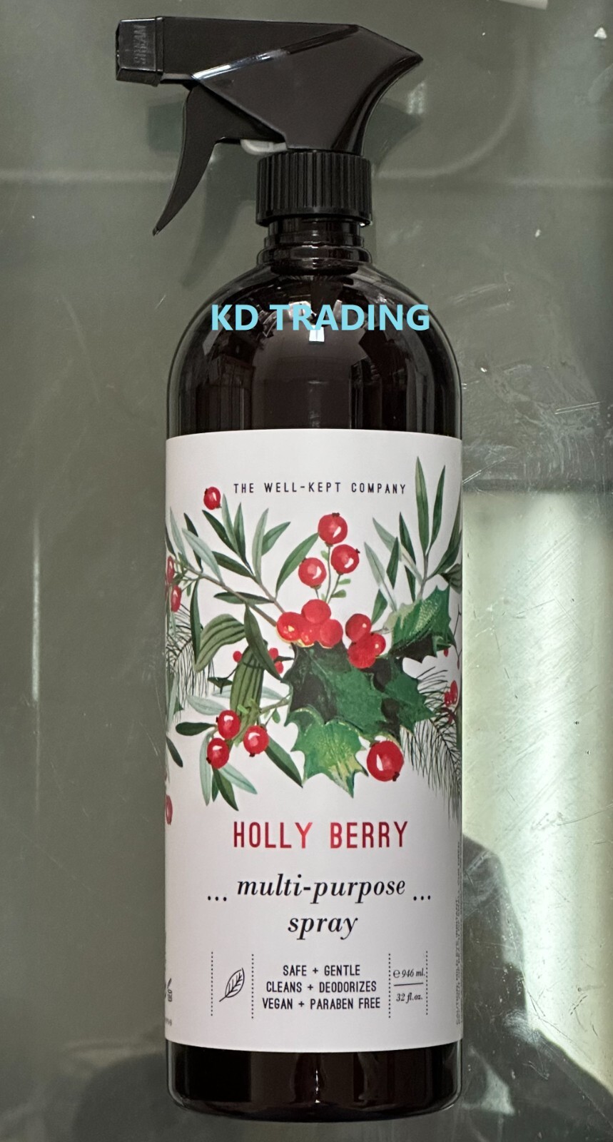 THE WELL-KEPT COMPANY ~ HOLLY BERRY Kitchen Cleaner & Refresher Odor Eliminator