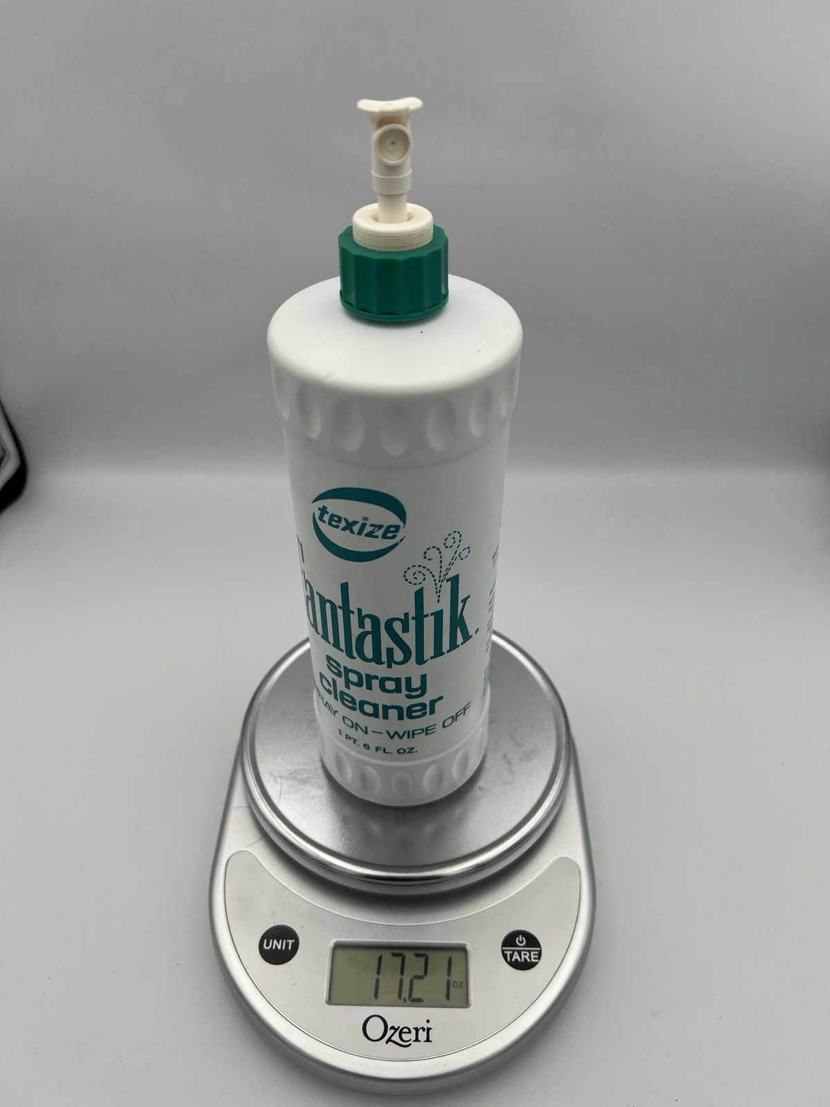 VTG 1967 Fantastik All Purpose Cleaner Spray Bottle 1 Pint Movie TV Prop 60s