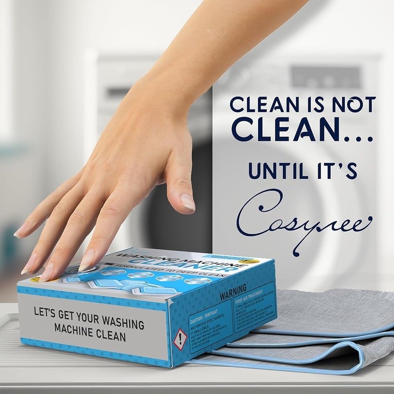 Powerful Washer Cleaner Tablets Eco-Friendly Odor Remover Deep Clean 24 Count US