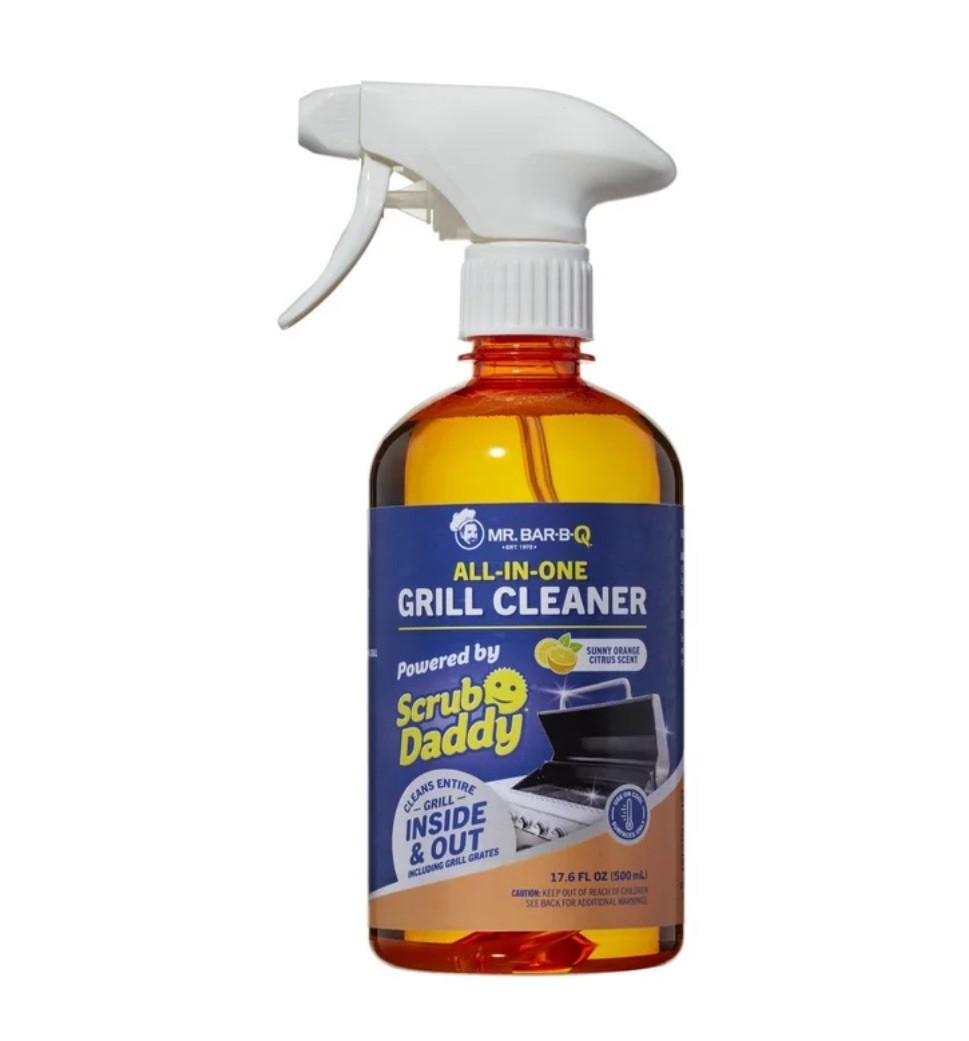 Mr. Bar-B-Q All-In-One Grill Cleaner, Powered by Scrub Daddy, 17.6 FL OZ