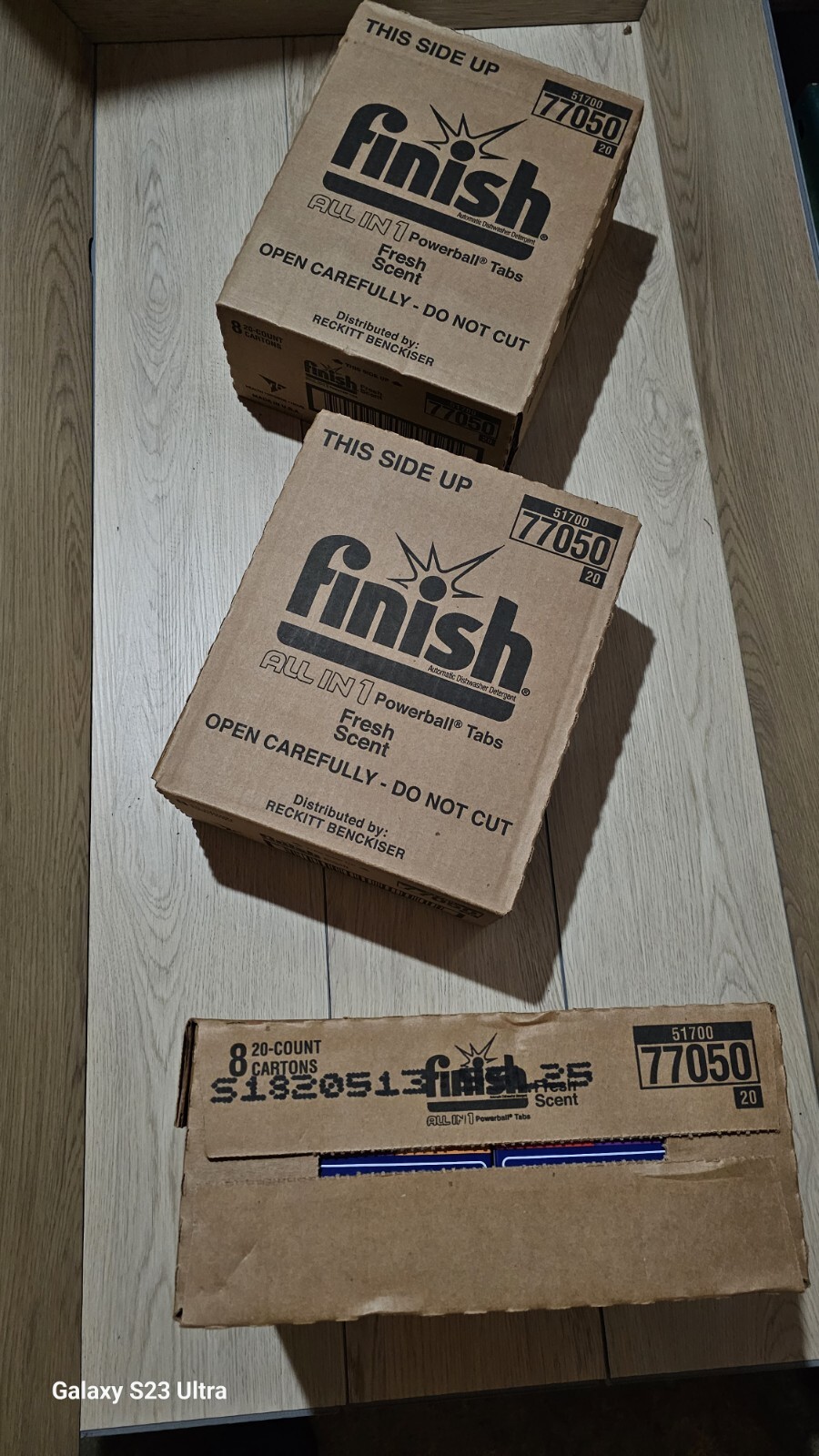 box Finish All in 1 Powerball Fresh,20ct, Dishwasher Detergent TabletsBrand New!