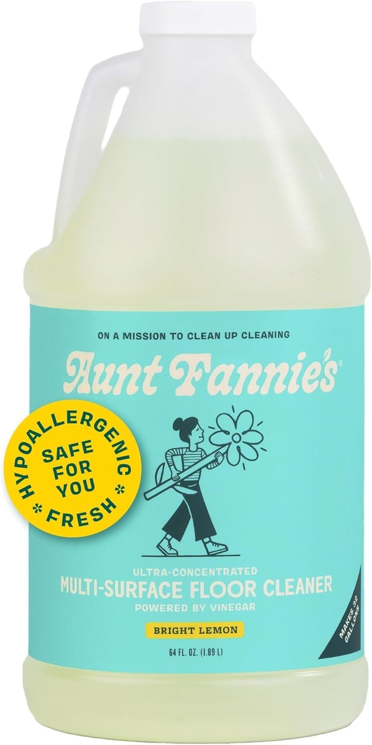 64 oz Ultra Concentrated Lemon Floor Cleaner – Safe for Kids & Pets, EWG A-Rated