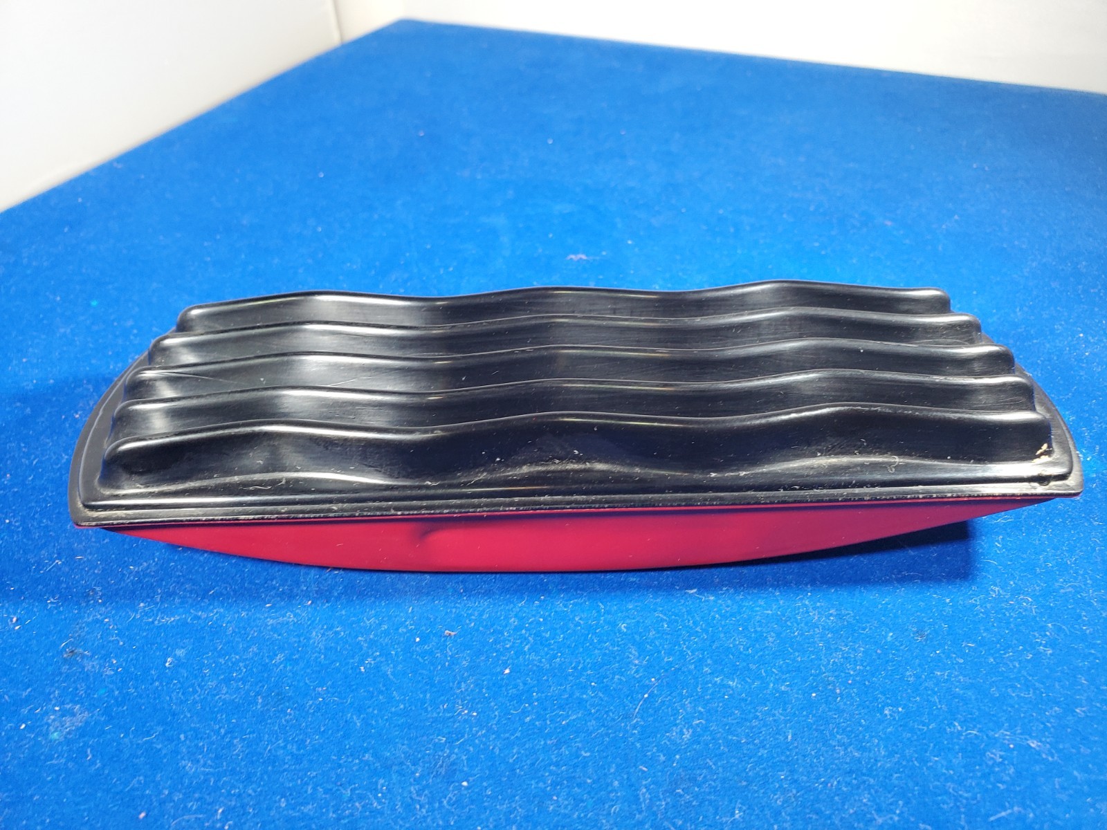 Stanley Magnetic Cleaner Red Black/Bakelite Upholstery Brush Original Box 1950s