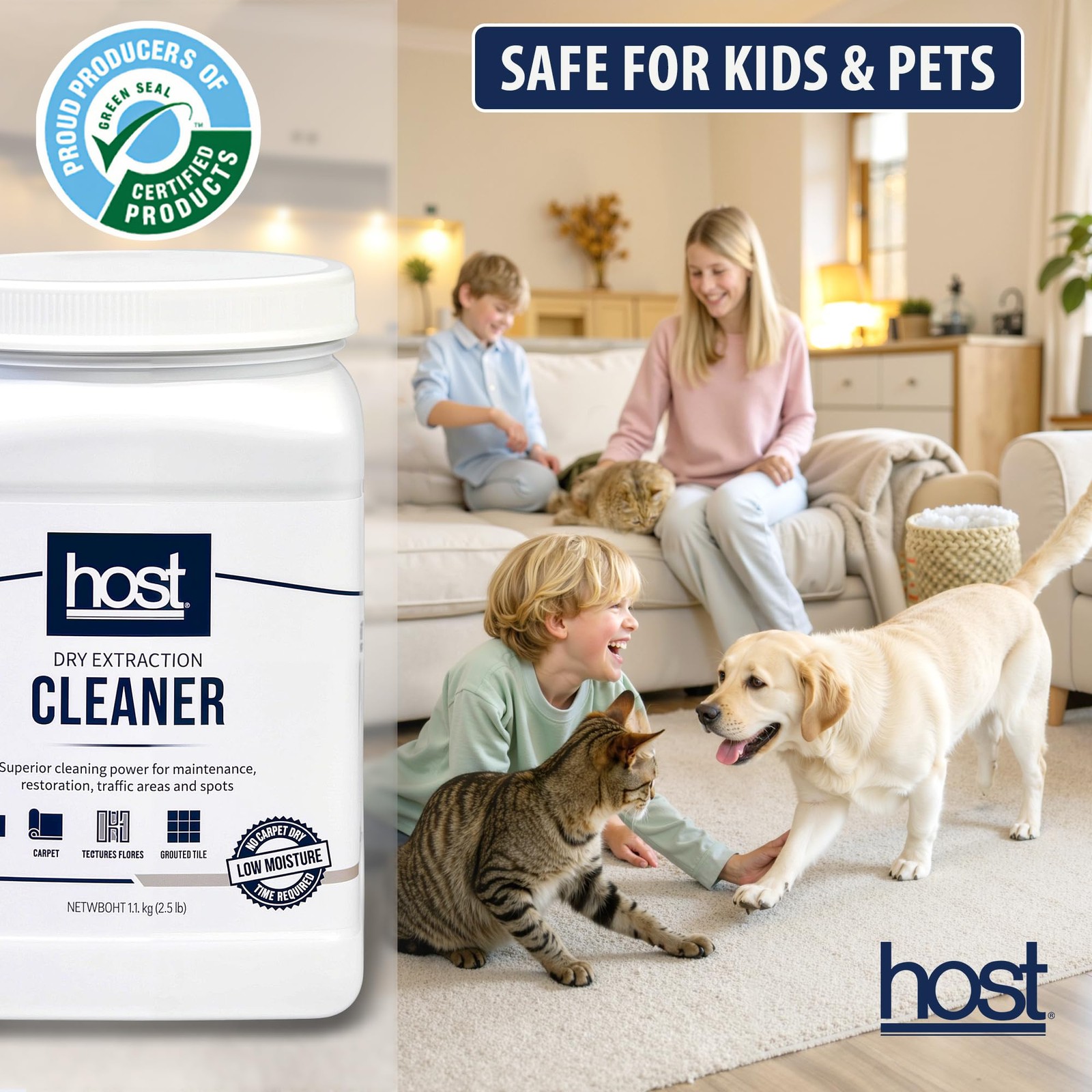 ® Dry Extraction Cleaner – Natural, Non-Toxic, Biodegradable Cleaning Compoun…