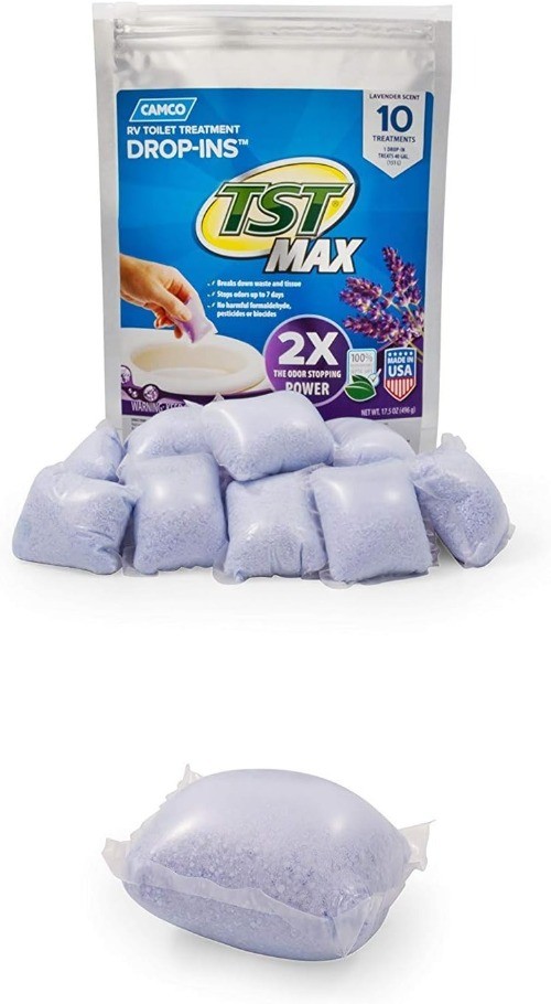 TST MAX RV Toilet Treatment Drop-INs Scent: LavenderSize: 10 Count (Pack of 1)