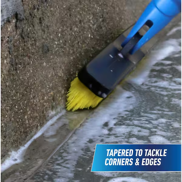 Swivel Grout Brush Tile Floor Scrub Brush Deck Shower Cleaning Tool Heavy Duty