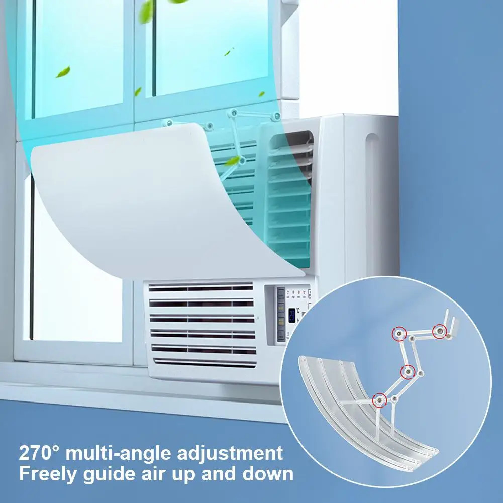 Window Type Chiller Windshield Wind Deflector Hood Air Conditioner Baffle Cover