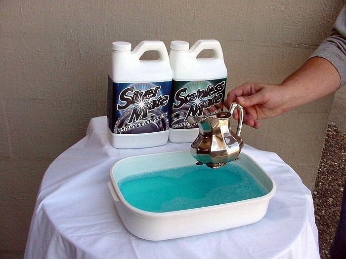SilverMate Liquid Silver Cleaner, Silver Polish, Gold Cleaner, 3.5 gal