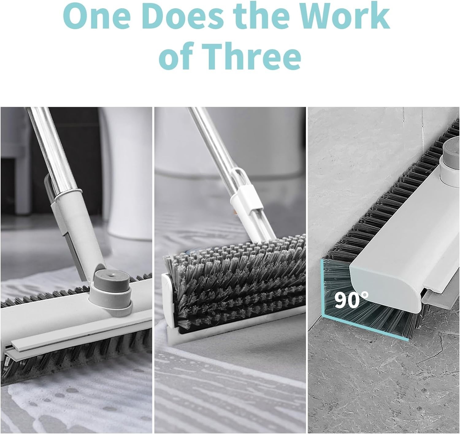 Floor Scrubber with Durable PVC Bristles for Ultimate Surface Cleaning
