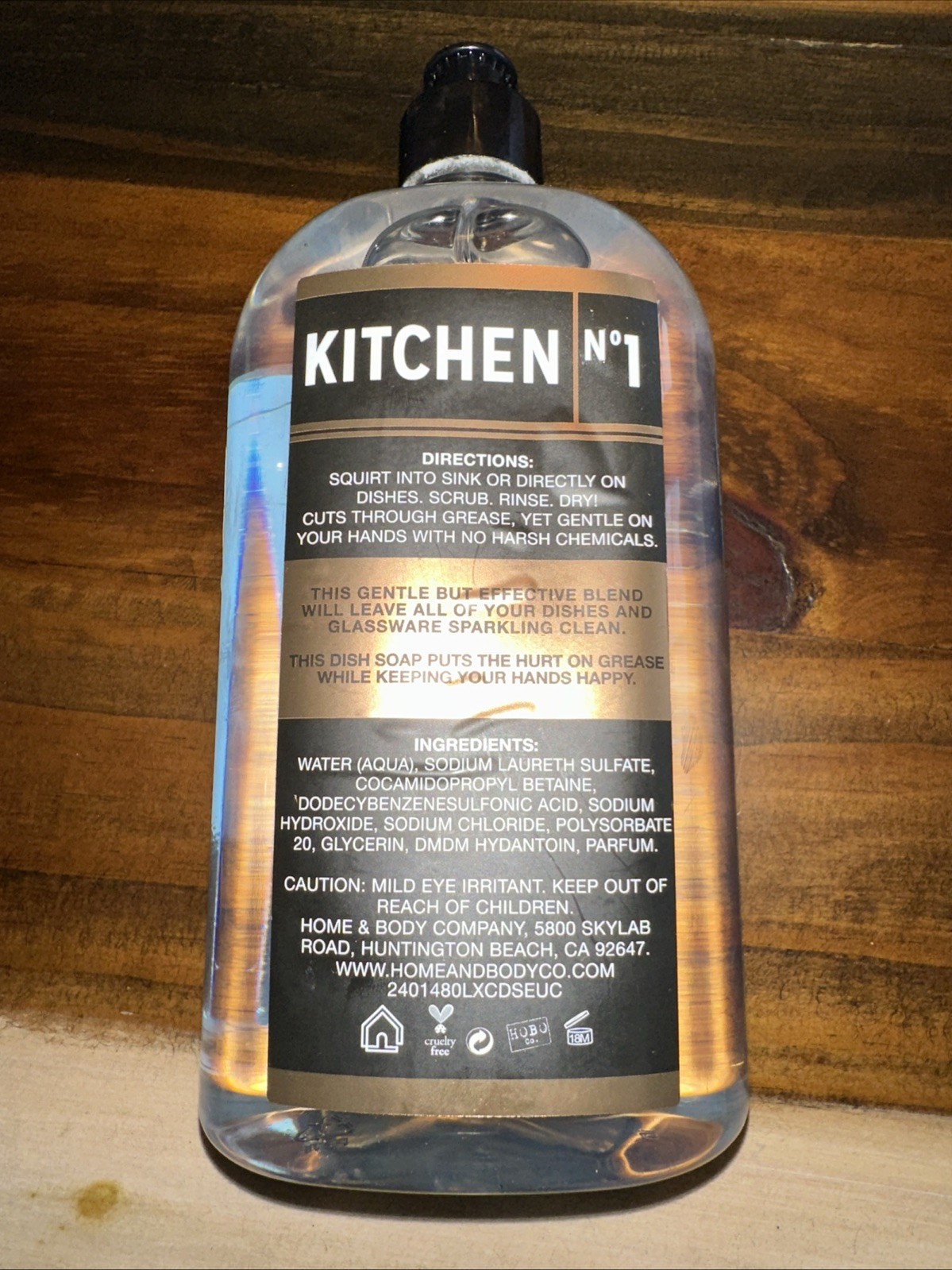 Lux Clean Co Kitchen Dish Soap No. 1 Eucalyptus 28 fl oz