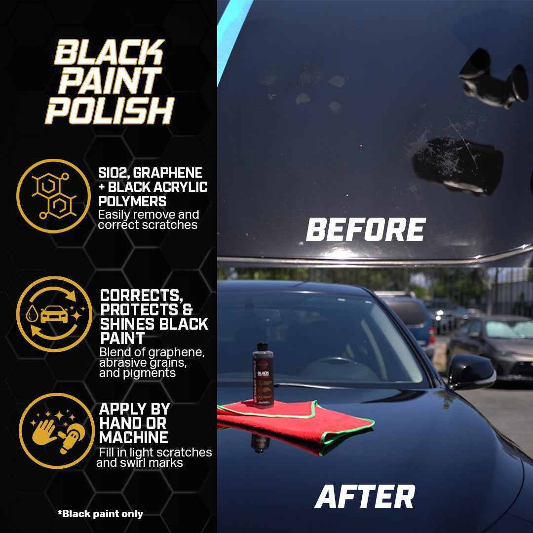 Graphene + Ceramic Black Paint Polish – 16 oz