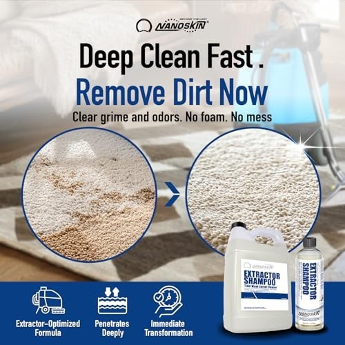 Nanoskin Low Foaming Carpet Cleaner 5 Gallon Upholstery Stain Remover