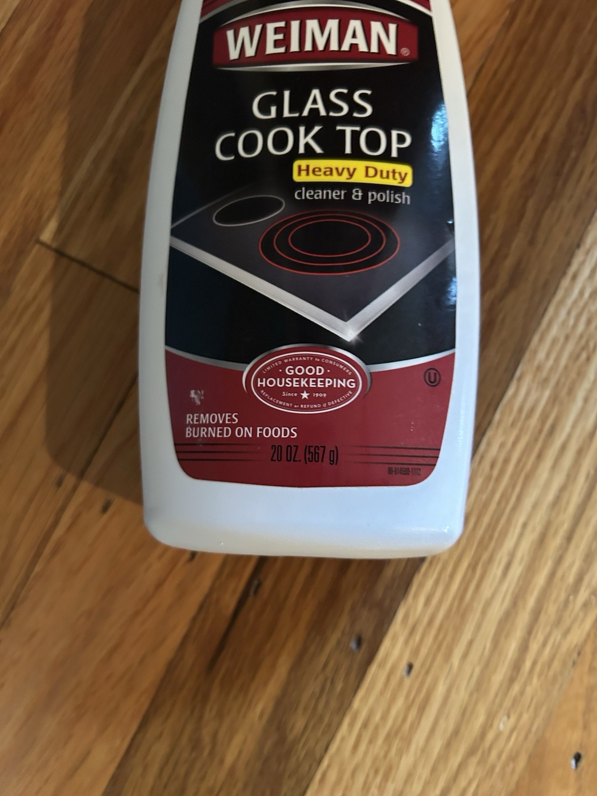 NEW WEIMAN HEAVY DUTY COOK TOP GLASS CLEANER 20oz