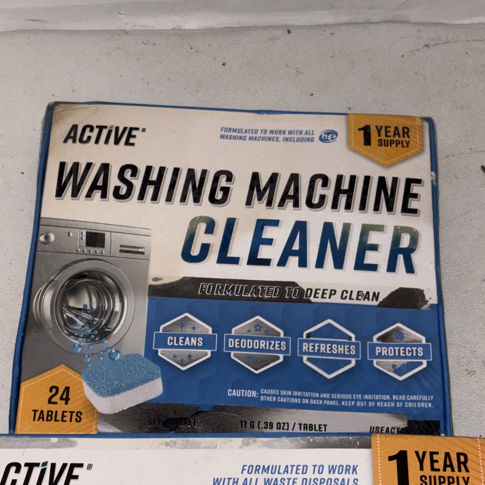 Active Garbage Disposal Cleaner Citrus 24 Tablets/ Washing Machine Cleaner 24ct