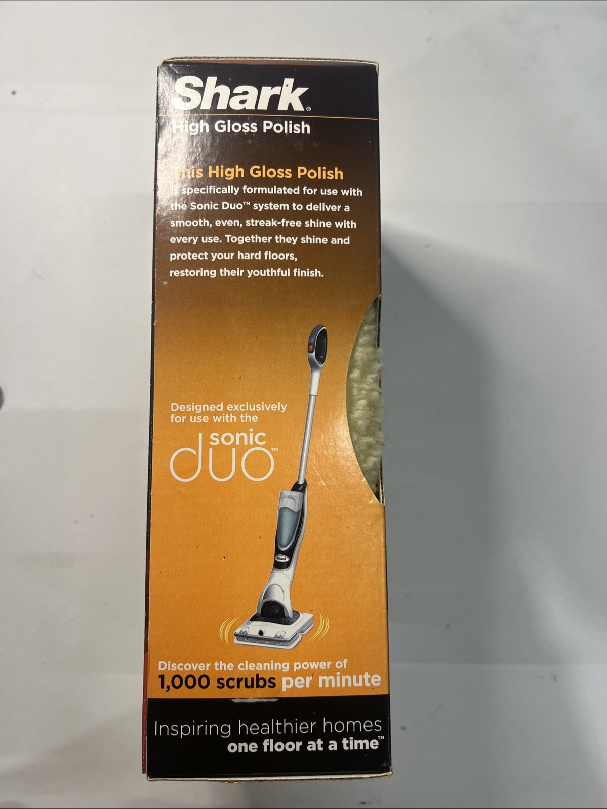 SHARK SONIC DUO Wood & Hard Floor Polish 28 fl. oz. with Polishing Pad – NIB
