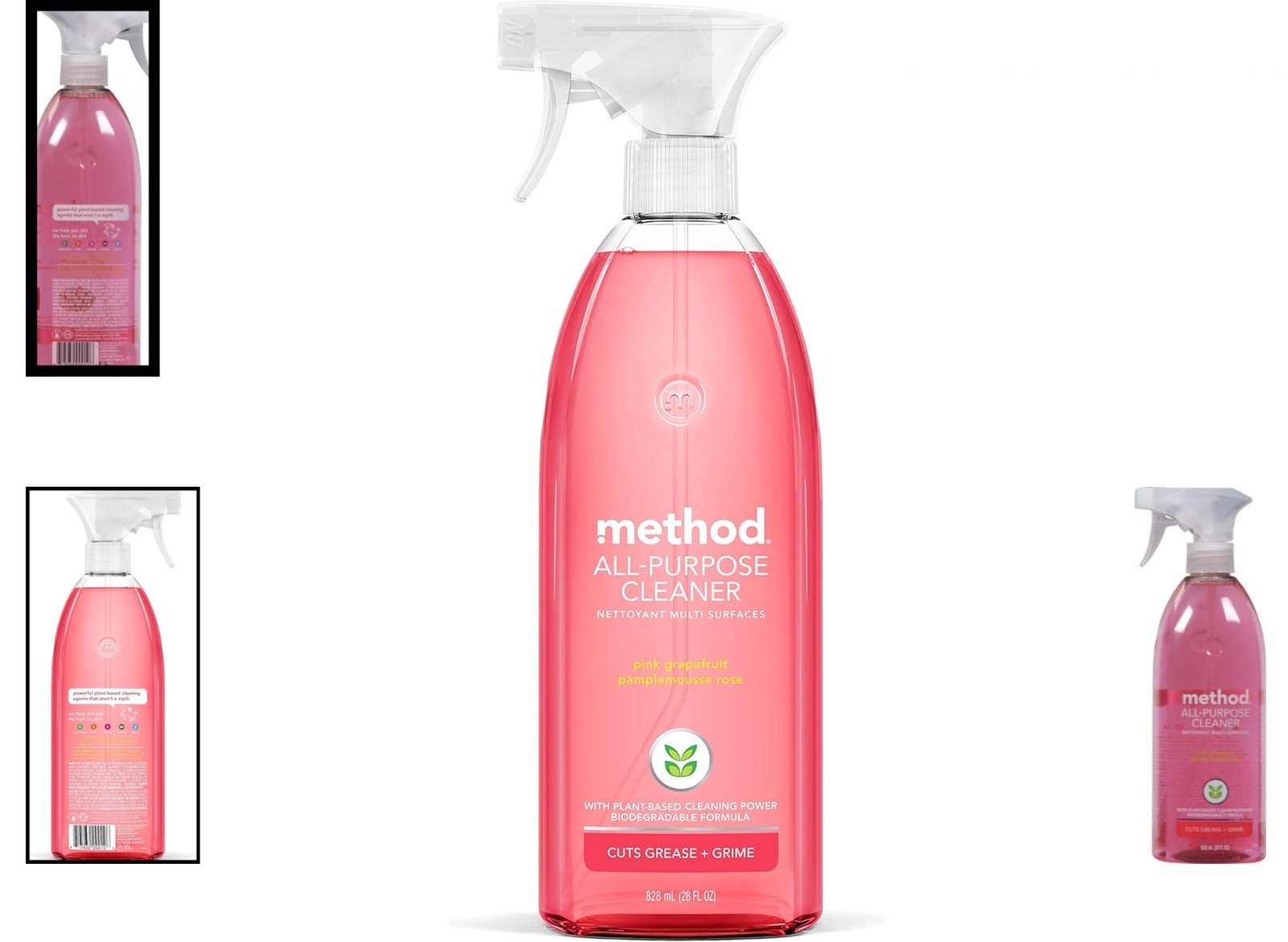 Recycled Bottle All-Purpose Cleaner, 28 oz Spray – Biodegradable Pink Grapefruit