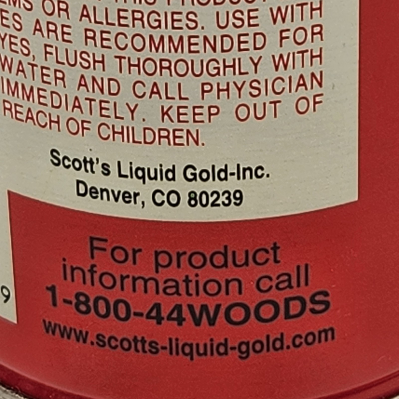 Vtg Scott’s Liquid Gold Wood Cleaner Shiner & Preservative Original 12 oz 90%