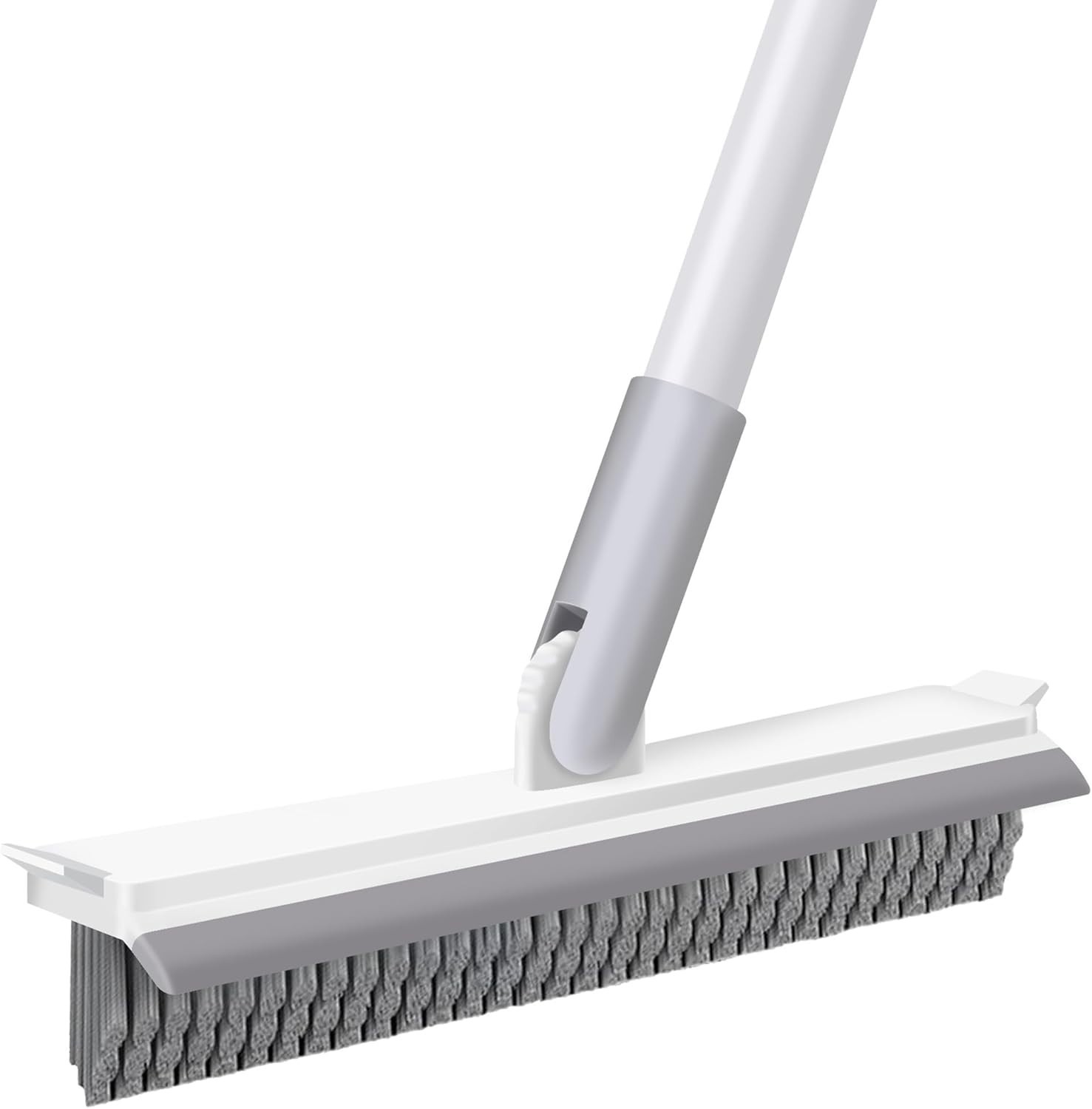 Grout Brush with Long Handle, Floor Cleaning Scrubber with Stiff Bristles for…