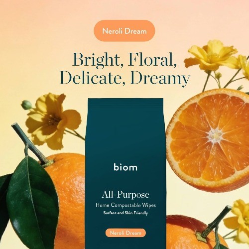 Biom Plant Based Refillable All Purpose Wipes Variety – 3pk/180ct
