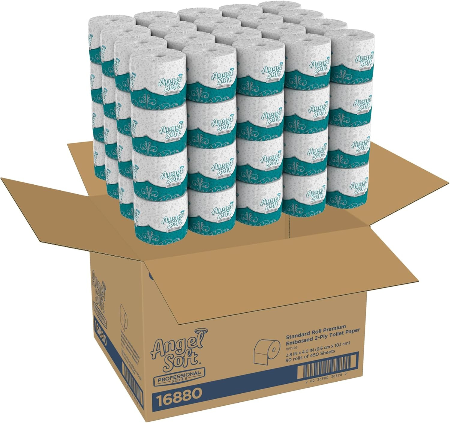 Georgia Pacific Professional 16880 2-Ply Angel Soft Tissue (80 Rolls/Carton)