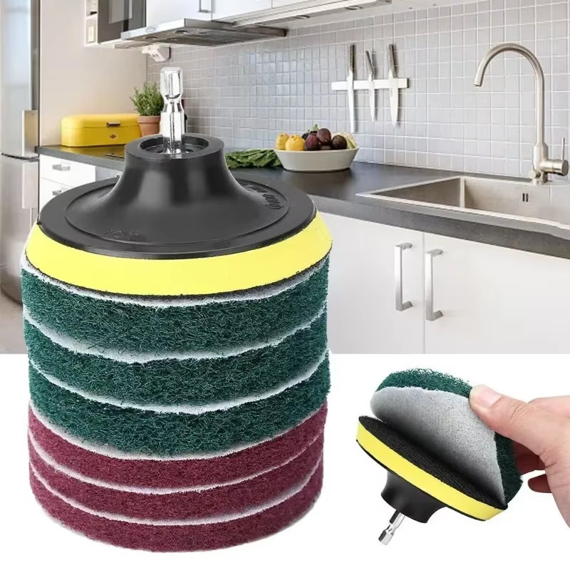 Electric Drill Brush Kit Electric Cleaning Brush Tool for Car Tile Bathroom Brus