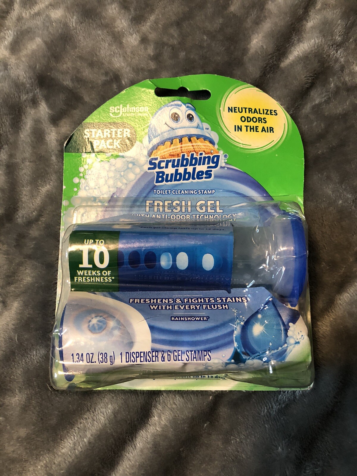Scrubbing Bubbles Fresh Gel Toilet Bowl Cleaner – 1.34 oz Single Pack – Bathroom