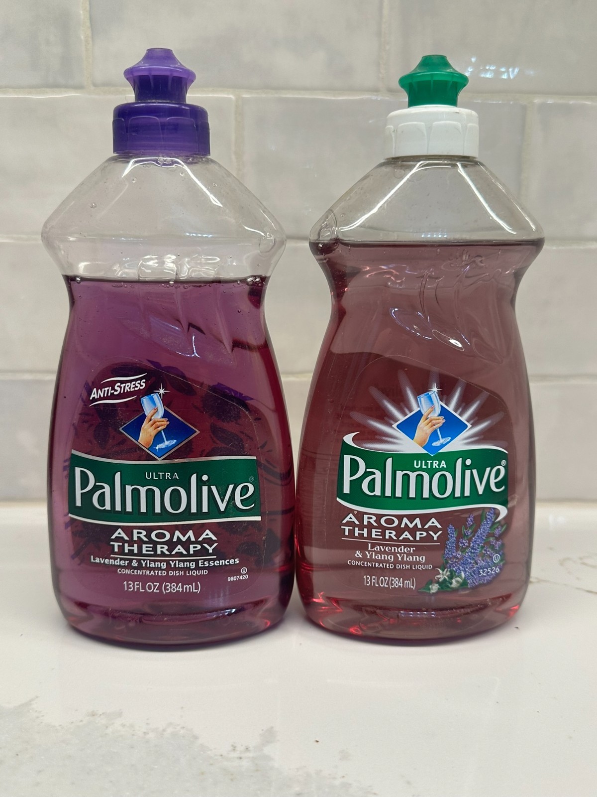 2 ULTRA PALMOLIVE AROMA THERAPY LAVENDER & YLANG YLANG ESSENCES DISH SOAP LIQUID