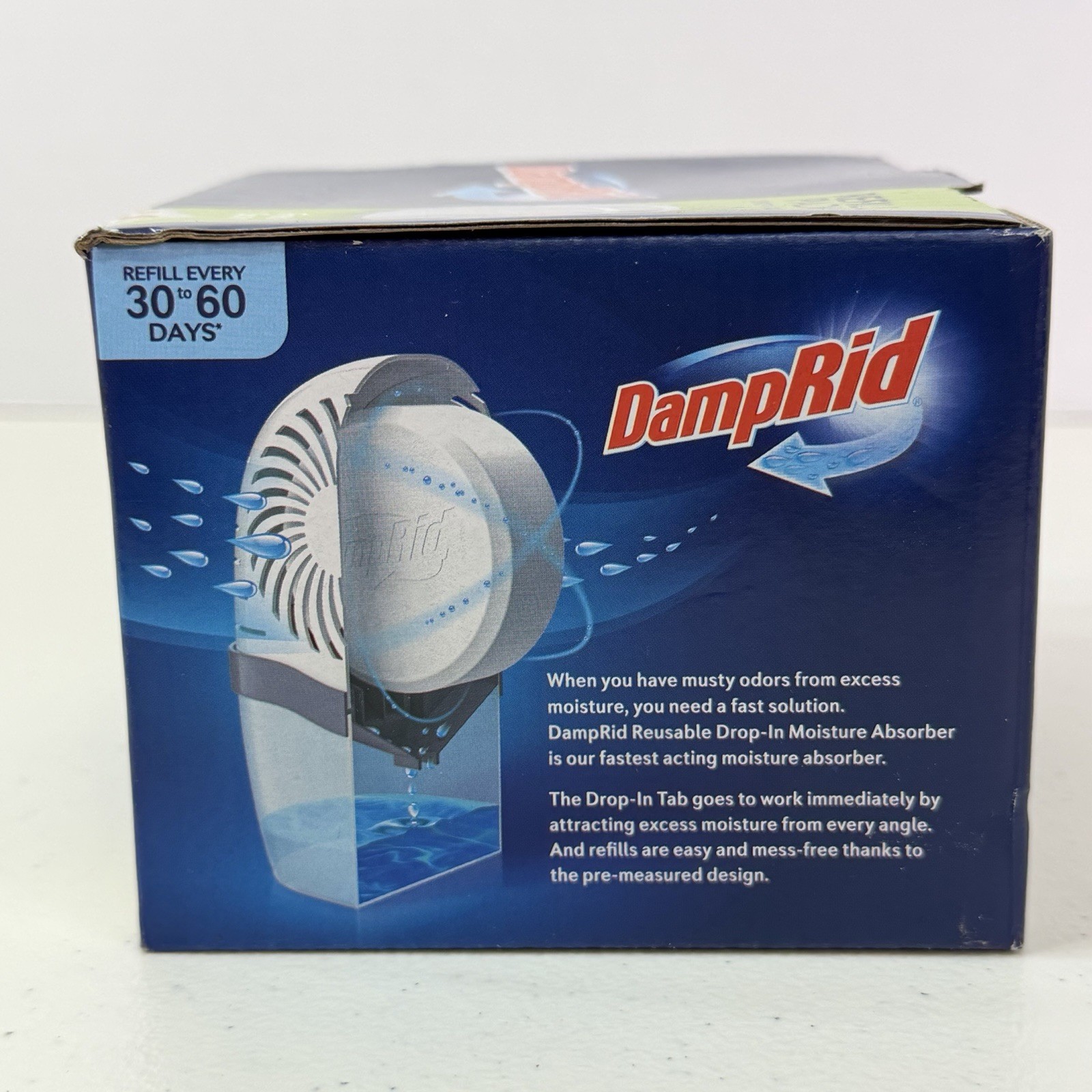 DampRid Drop-In Moisture Absorber Kit & Refill Pack Fresh Scent 3 Tablets