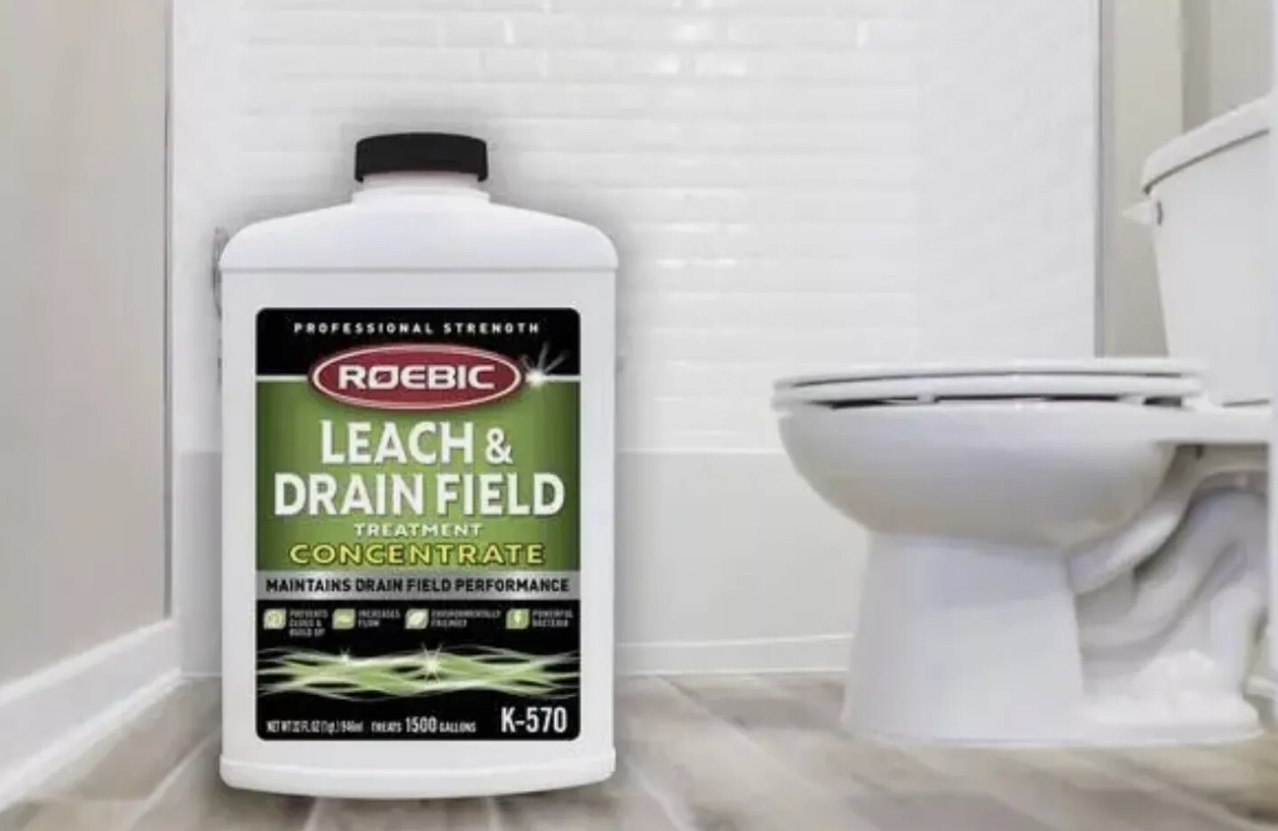 Roebic K-570 Quart Concentrate Emergency Leach & Septic Drain Field Opener