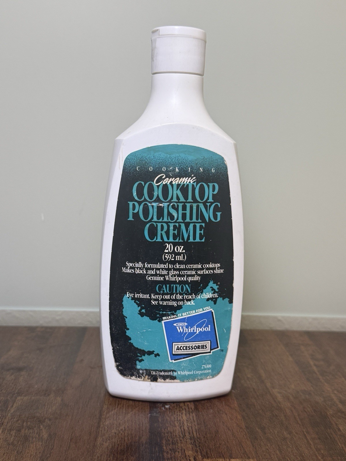 Whirlpool Glass Ceramic Cooktop Polishing Cream 20 Oz Vintage 85% Full