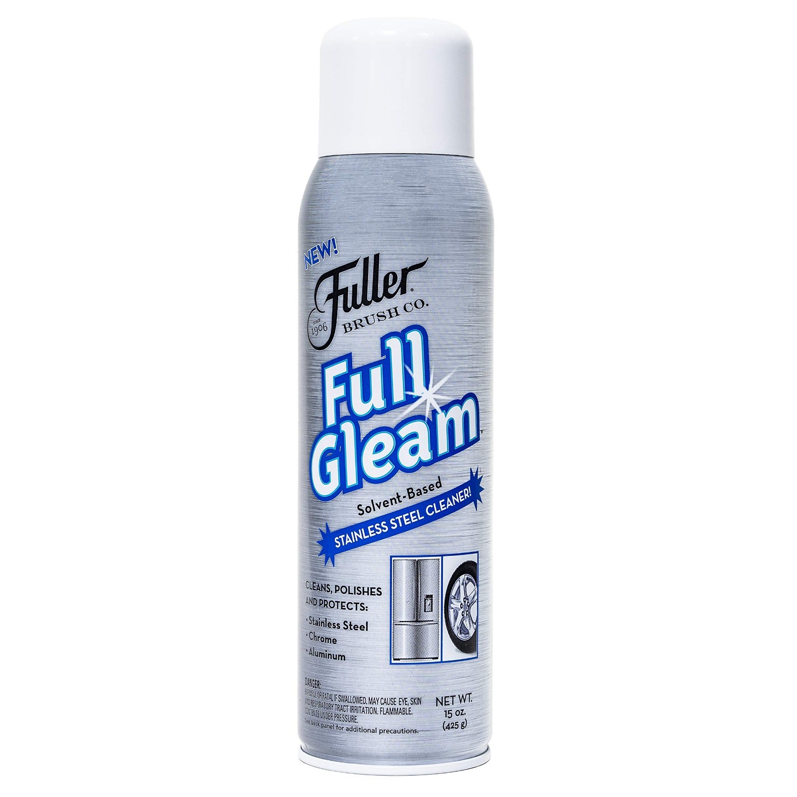 Stainless Steel Cleaner Spray – 15 oz for Appliances, Chrome, Aluminum & Sinks –