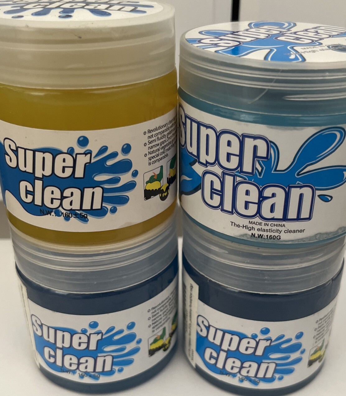 4X Cleaning Gel Universal For Car PC Keyboard Dust Cleaner Slime Dusting 160 G