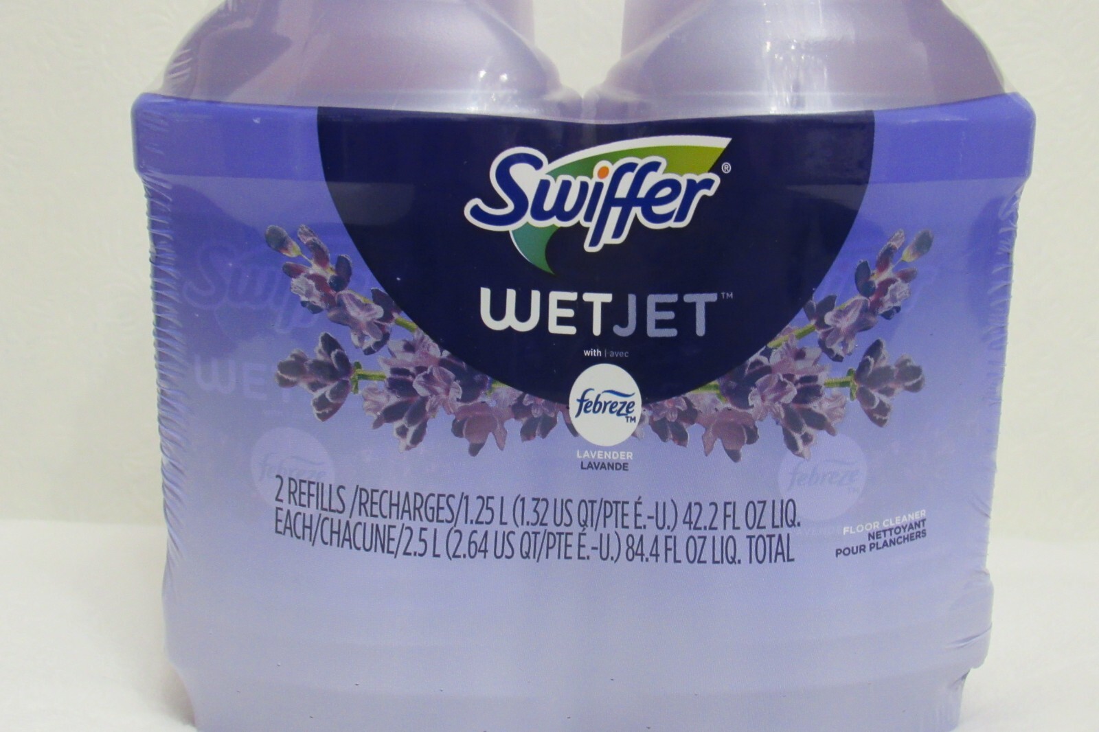 Swiffer Wet Jet Floor Cleaner Lavender Febreze 2 Pack New