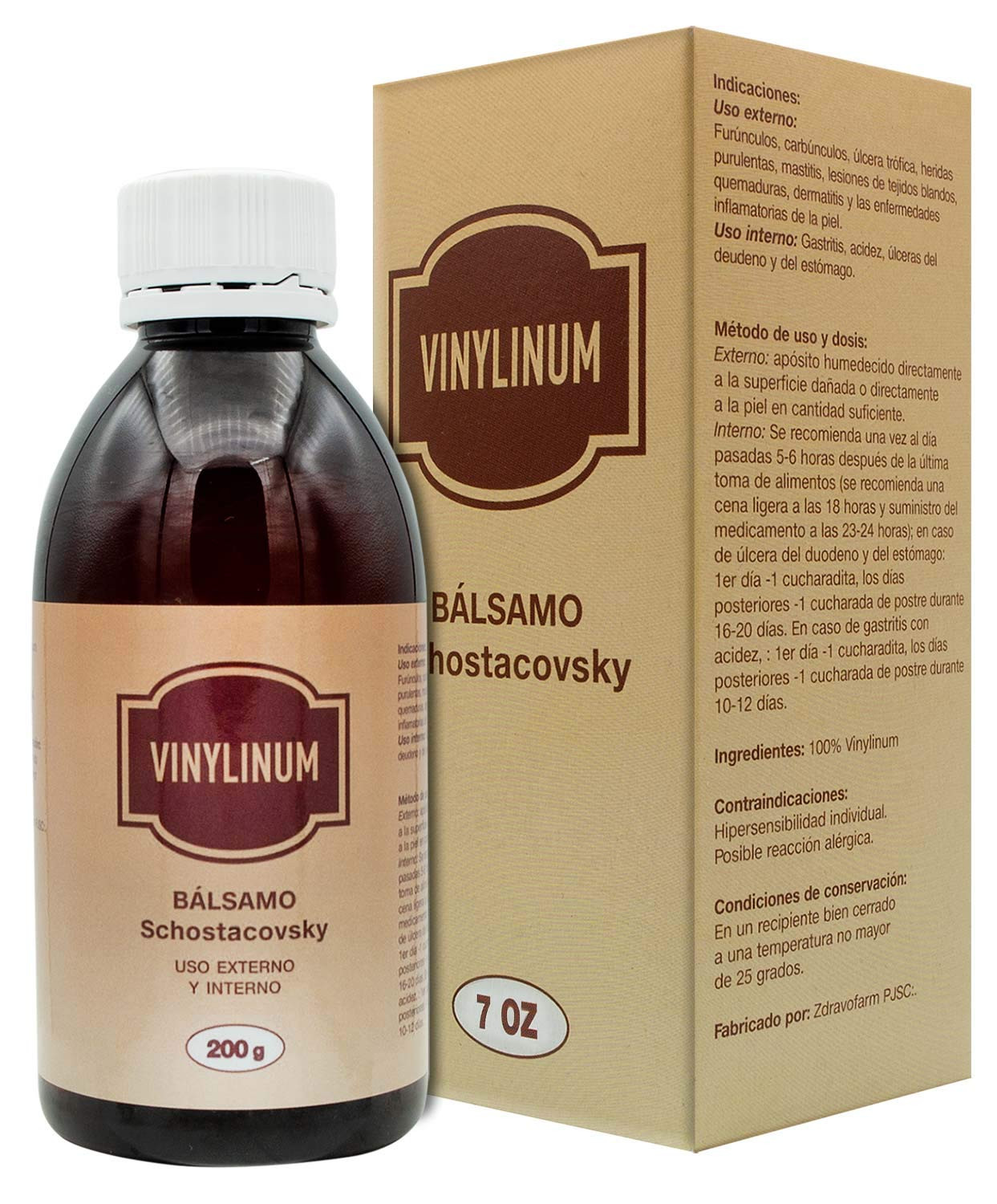 Vinilin Shostakovsky Balsam 200g 7.05 oz Value Size Liquid Ointment