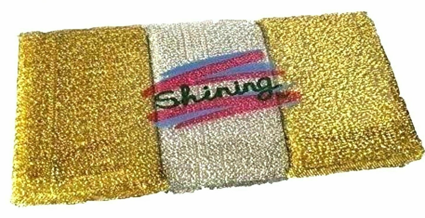 6 Pcs Shining Multi-purpose Scouring Pads Dish Sponge Non- Scratch Wholesale