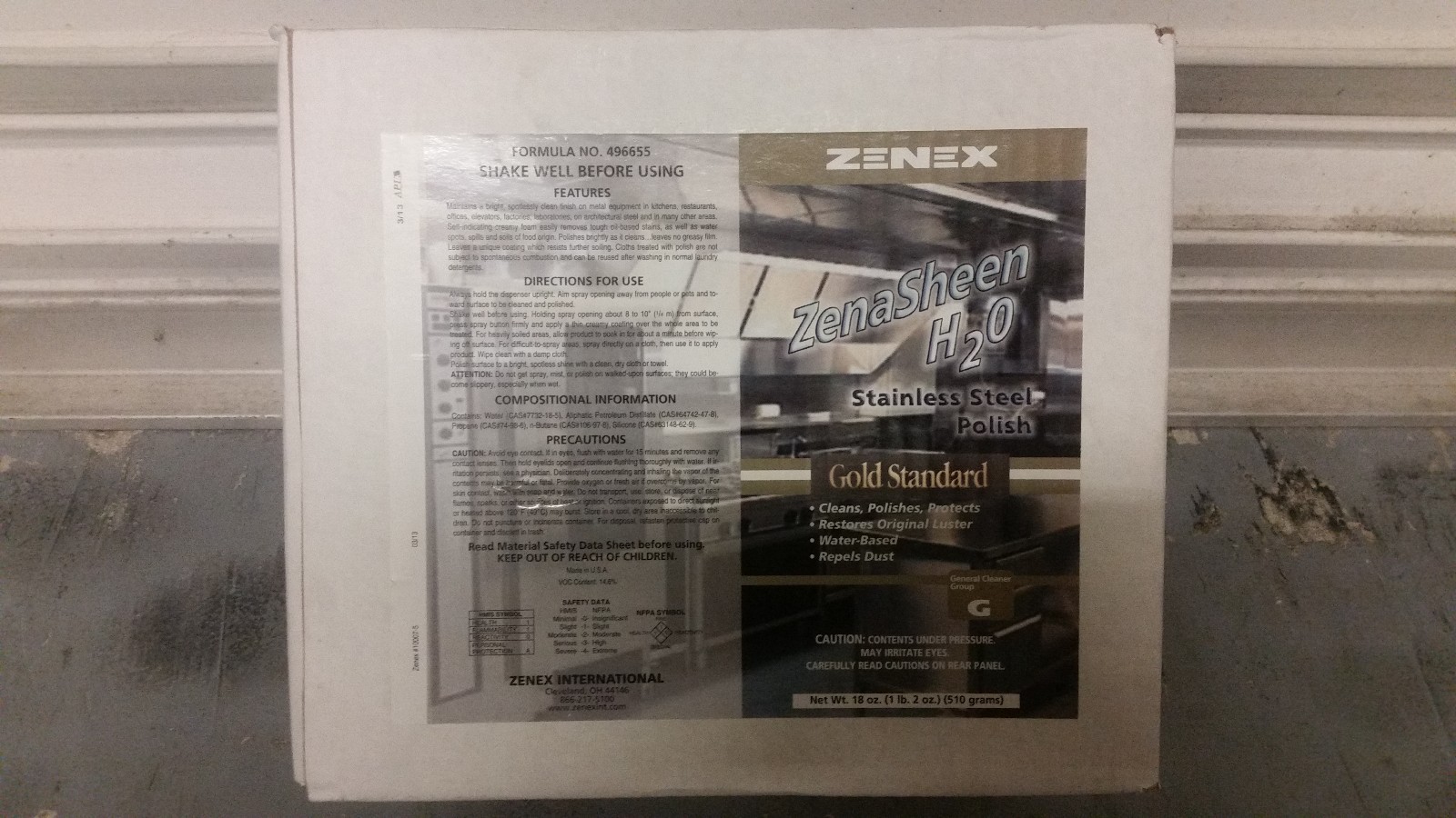 ZenaSheen H2O Water Based Stainless Steel Polish
