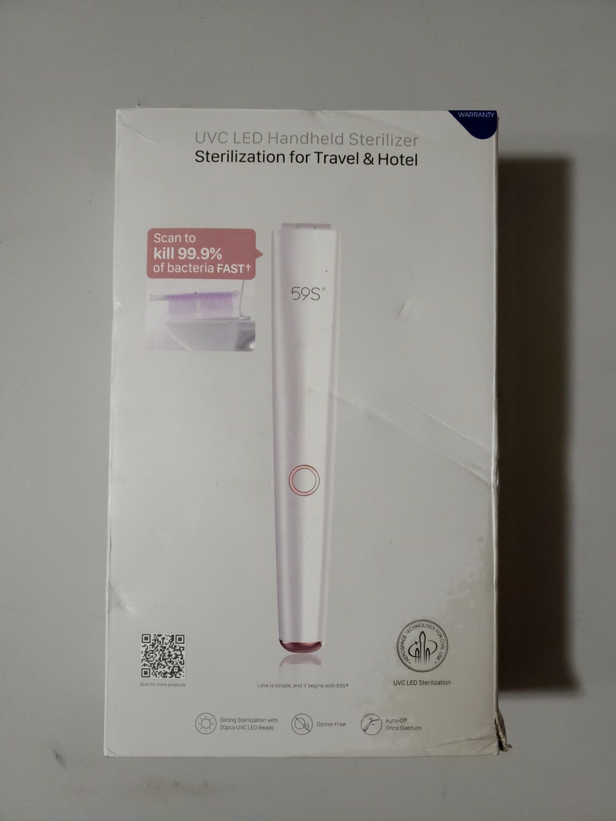 59S X5 UVC LED Handheld Travel Sterilizer New