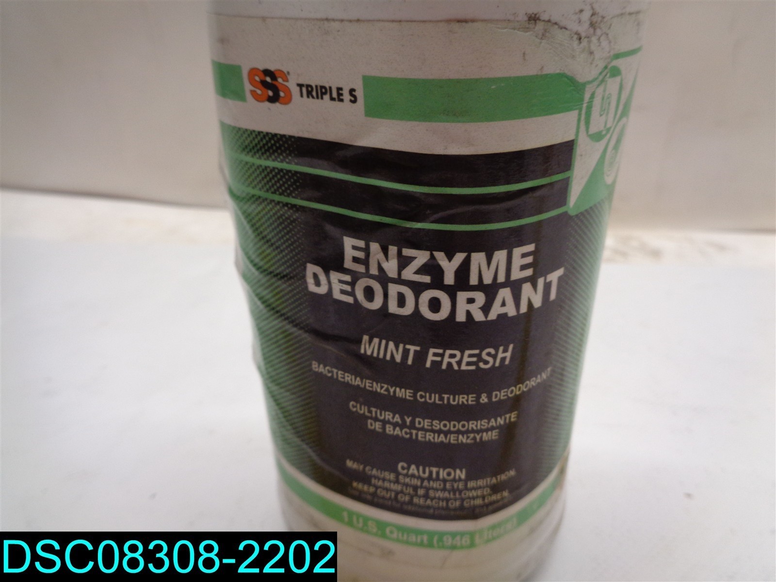 QTY=16OZ: (16 X 1OZ) Enzyme Deodorant, Mint Fresh Triple S