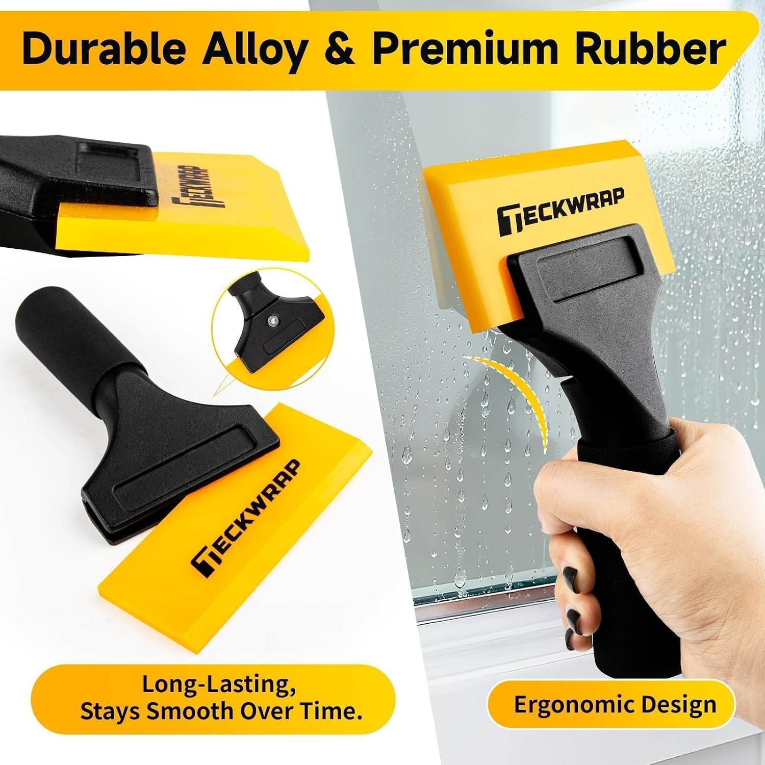 Mini Silicone Squeegee for Window Tint –5 Inch Small Squeegee for Car