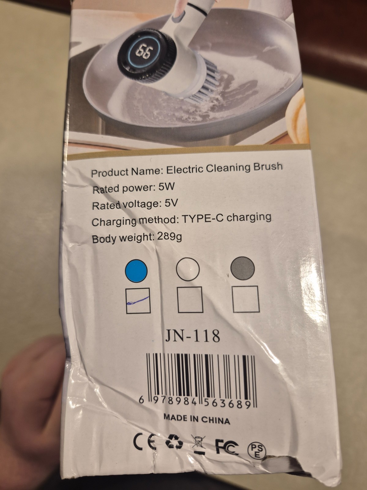 5 in 1 Electronic cleaning brush