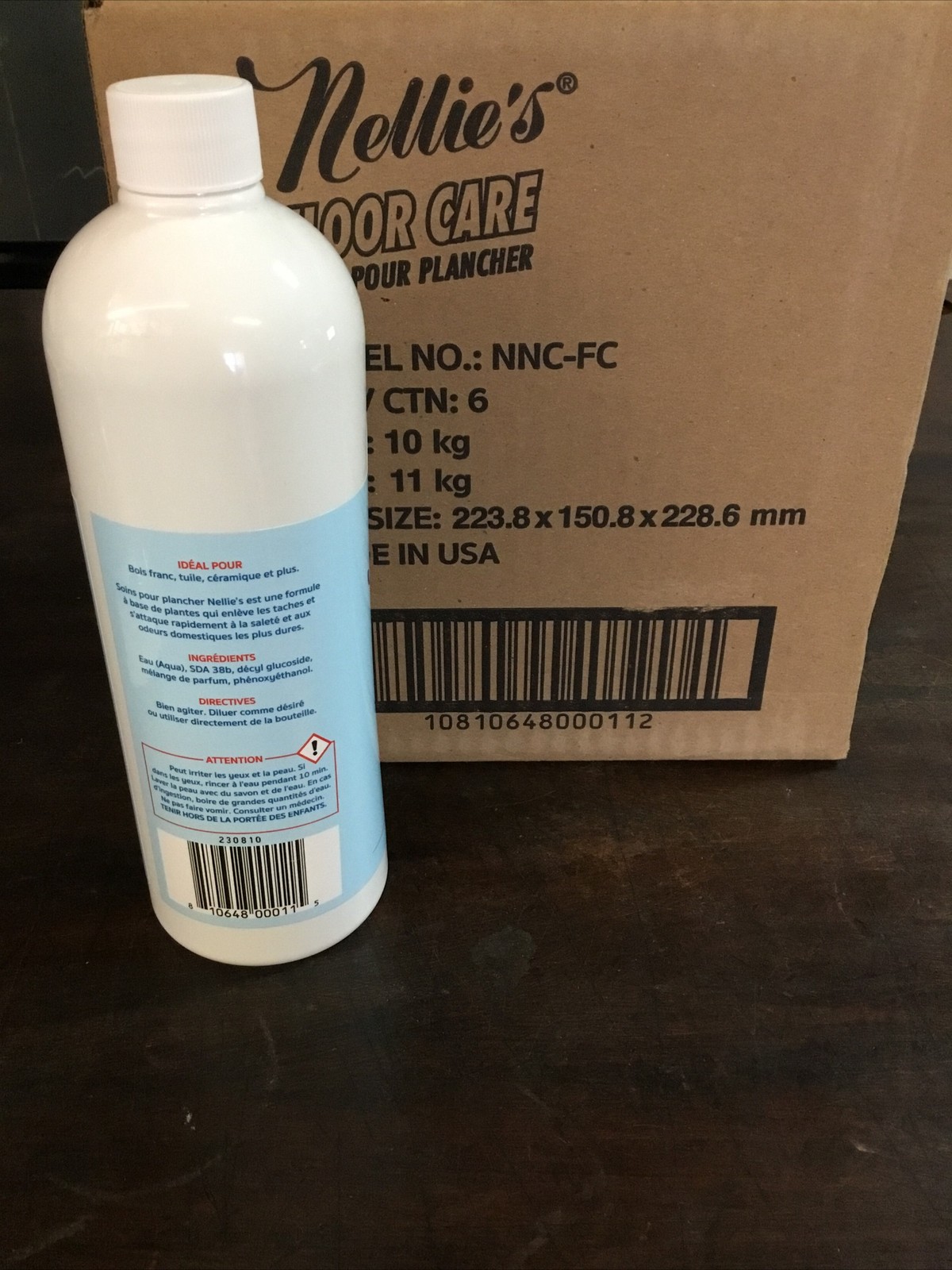 Nellie Wow Mop Floor Care Solution 25 Fl Oz- Case Of 6 Bottles